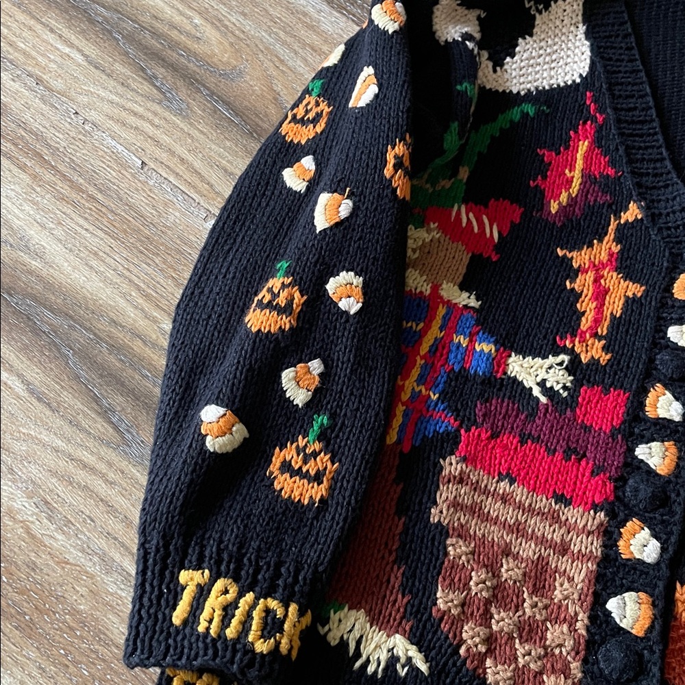 1993 Halloween Vintage Cardigan Susan Bristol - Picture 5 of 16